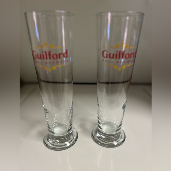 Guilford Hall brewery - Baltimore, maryland - 2 pack of large pilsner glasses - Picture 3 of 3